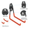 Unique Bargains Heavy Duty Hanging Tool Ladder Bike Garage Storage Utility Hooks 2 Pcs - 4 of 4
