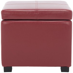 Madison Square Storage Ottoman - HUD8228 - Safavieh Couture - 1 of 4