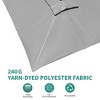 Cantilever Patio Umbrella 10x10ft Large Rectangle Umbrella Outdoor Market Umbrellas 360 Rotation Offset Hanging Outdoor Shade - 3 of 4