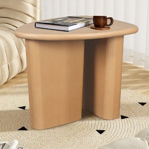 CENGHU Tapered Tabletop Coffee Table, Natural Wood Tea Table, Modern Side Table for Living Room, Dining Room, Bedroom, Small Spaces - 1 of 4