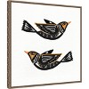 Amanti Art Migration Folk Birds by Ani Del Sol Canvas Wall Art Print Framed 22 x 22-in. - 3 of 4