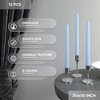 10 inch Taper Candles Set of 12 - Tall Candles Unscented - Tapered Candle Sticks - 4 of 4