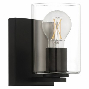 Access Lighting Oslo 1 - Light Wall Light in  Matte Black - 1 of 4