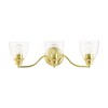 Livex Lighting Montgomery 3 - Light Vanity in  Polished Brass - 2 of 2