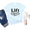 Simply Sage Market Women's Lift Like A Girl Short Sleeve Graphic Tee - image 3 of 4