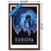 Trends International NASA - Europa Travel Poster Framed Wall Poster Prints - 3 of 4