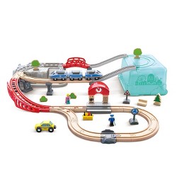 Hape Railway Construction Kit Set 50 Pieces E3764 