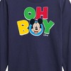 Boys' - Disney - Oh Boy Long Sleeve Graphic T-Shirt - 2 of 4