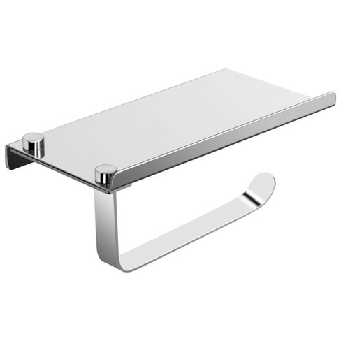 Unique Bargains Bathroom Rustproof Stainless Steel Fixed Toilet Paper  Holders Silver Tone 1 Pc : Target
