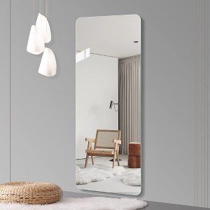 CAVINAS Full Length Mirror,Wall Hanging Full Body Mirror with Hanging Hole,Full Mirror for Bedroom Explosion-proof Glass - 1 of 4