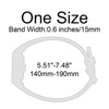 Zodaca TPU Watch Band Compatible with Fitbit Alta and Alta HR, Fitness Tracker Replacement Band for Men and Women, Gray - 4 of 4