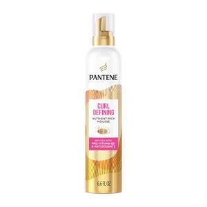 Pantene Pro-V Anti Frizz Hair Mousse for Curly Hair - 6.6oz - 1 of 4