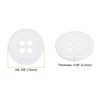 Unique Bargains Resin DIY Craft Flat 4-Hole Sewing Buttons 100 Pcs - 2 of 4