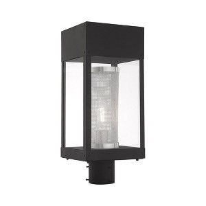 Livex Lighting Franklin 1 - Light Post Light in  Black - 1 of 4