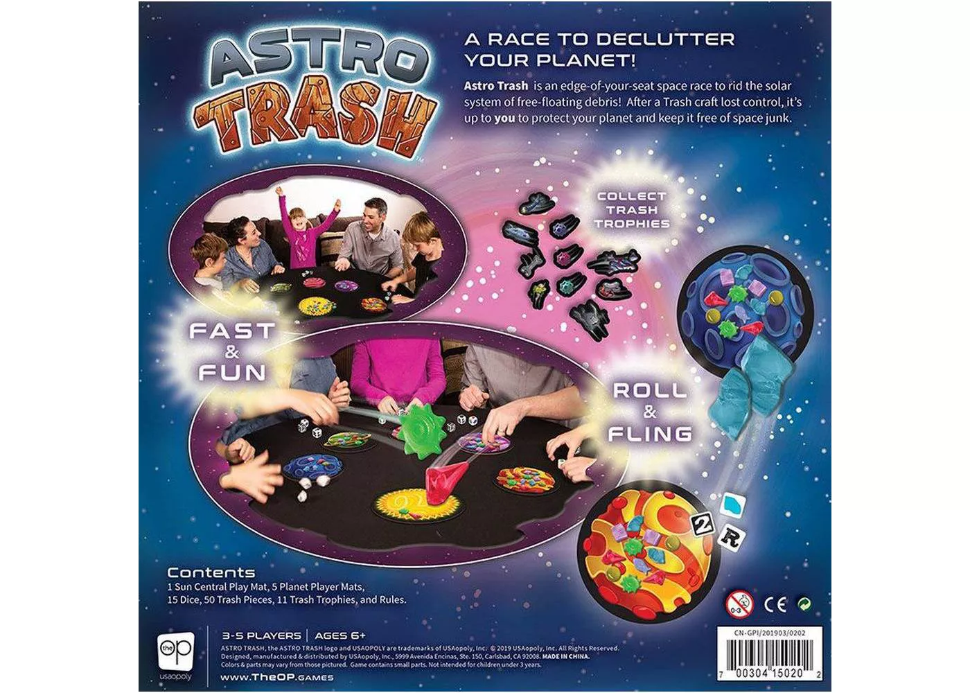 Astro Trash Board Game - image 2 of 5