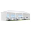 Gulches 10x30' Outdoor Garden Gazebo Wedding Party Tent Canopy Marquee with 5 Removable Sidewalls, Black - 3 of 4