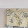 RLF Home 100% Cotton High Quality Beachbound Tailored Window Valance with 1.5" Rod Pocket 50" W X 12" L Blue - 4 of 4