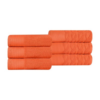 Premium Cotton Herringbone Medium Weight Bathroom Towel Set by Blue Nile Mills