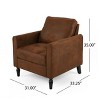 Modern Club Chairs Upholstered Club Chair Single Sofa Chair For Living Room-Christopher Knight Home - 3 of 4