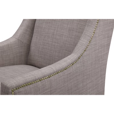 harper nursery swivel glider