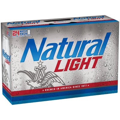 Natural Light Beer - 24pk/12 fl oz Cans