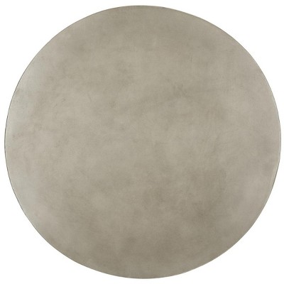 Delfia Dark Gray Concrete Round Coffee Table