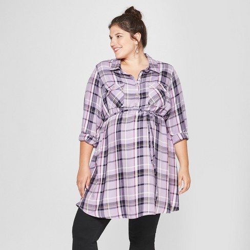 maternity ingrid popover lilac