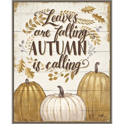 Amanti Art Grateful Season II by Janelle Penner Canvas Wall Art Print Framed 23 x 28-in.