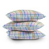 Deny Designs Marta Barragan Camarasa Rainbow Check Bliss Square Indoor Throw Pillow - 4 of 4