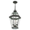 Livex Lighting Georgetown 3 - Light Flush Mount in  Charcoal - 3 of 4