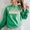 Simply Sage Market Women's Graphic Sweatshirt Pink Checkered Mama - 2 of 3