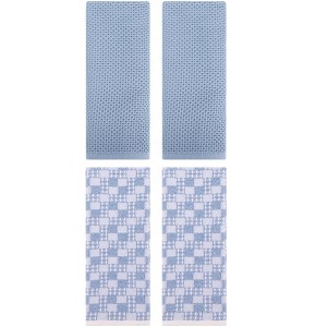 REGALWOVEN 4 Pcs Soft Absorbent Comfortable Waffle Design Hand Towel - 1 of 4