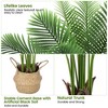 Artificial Palm Tree Large Fake Tropical Faux Plants Indoor and Outdoor for Home Bathroom Porch Outside Patio Decor - 2 of 4