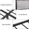 King Size Bed Frame, Modern King Platform Bed Frame with Headboard and Footboard, Metal Bed Frame with Underbed Storage Space, Metal Slats Support - 3 of 4
