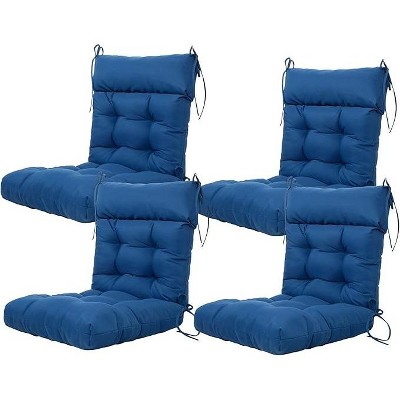 ARTPLAN Patio Chair Cushion,Tufted Adirondack Outdoor Chair Cushion,Wicker High Back Outdoor Seat Cushion,Set of 4,21"X21"X4" (4 Pack)