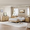 7-Dresser for Bedroom - Natural Rattan Style Storage for Nursery, Living Room - 3 of 4