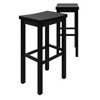 Now Furniture 30" Bar Stool, Wooden Backless Bar Height Kitchen Stool - 2 of 4