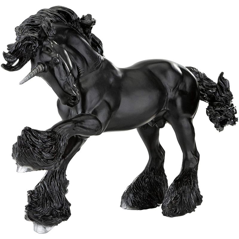 Breyer Animal Creations Breyer Traditional 1:9 Scale Model Horse | Obsidian Unicorn Stallion, 1 of 4