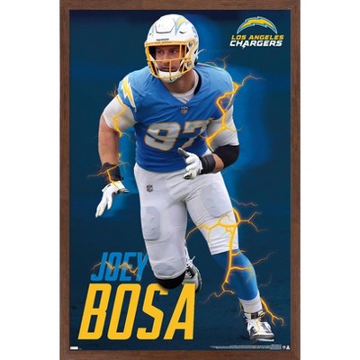 Trends International Nfl San Francisco 49ers - Nick Bosa Feature Series 23  Framed Wall Poster Prints Mahogany Framed Version 22.375 X 34 : Target