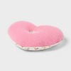 Heart Reversible Mini Decorative Pillow Pink - Pillowfort™ - 3 of 4