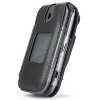 Nakedcellphone Case for Coolpad Belleza Flip Phone - Vegan Leather with Belt Clip - Black - 4 of 4