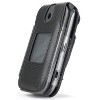 Vertical Black Leather Flip Phone Case –