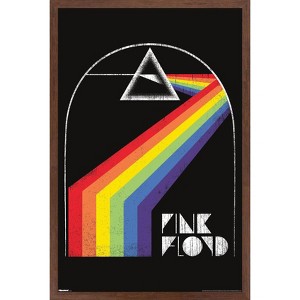 Trends International Pink Floyd - The Dark Side Of The Moon Illustration Variant Framed Wall Poster Prints - 1 of 4
