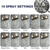 PAGED Fixed Shower Head High-Pressure Rain Shower Head with Spray Modes, Adjustable Swivel Ball Joint for Bathroom, Silver+Gray - 4 of 4