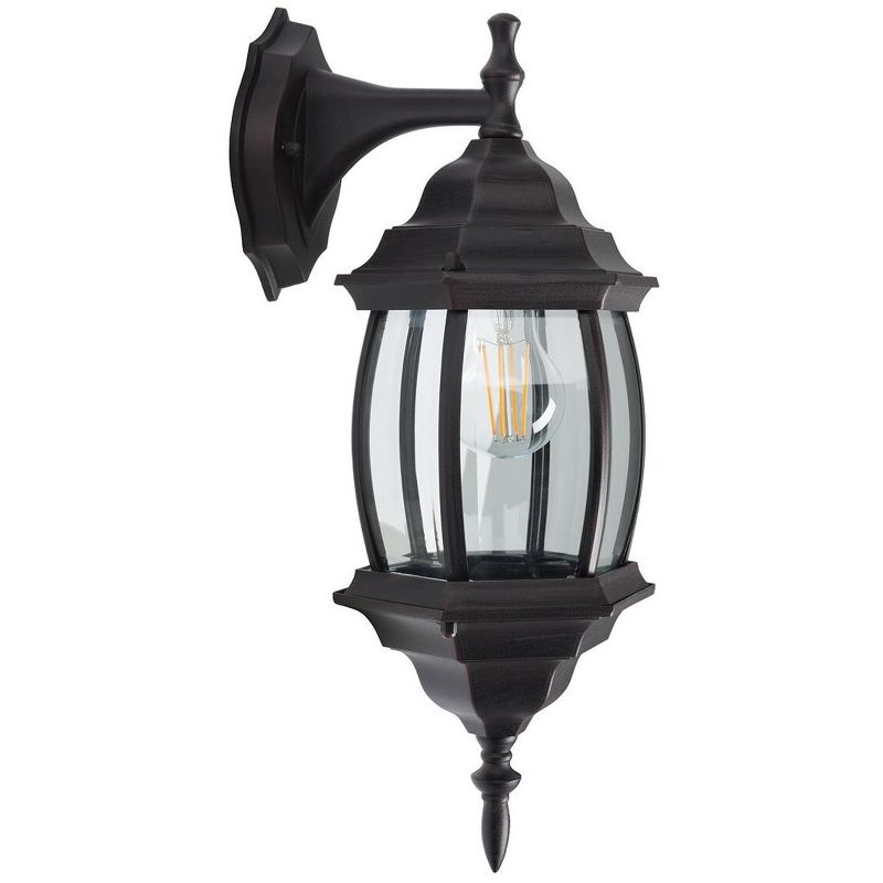 Grazia Outdoor Wall Sconce Lights (Set of 2) - Oil Rubbed Bronze - Safavieh., 3 of 7