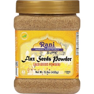 Flax Seeds (Alsi) Powder - 15.8oz (450g) - Rani Brand Authentic Indian Products - 1 of 4