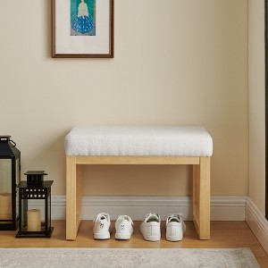 GDFStudio Hilo Modern Shoe-Changing Upholstered Bench - 1 of 4
