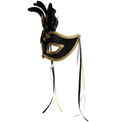 Forum Novelties Midnight & Gold Venetian Mask