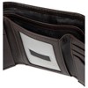 Generic Men's Two-Tone Leather Trifold Wallet, Brown, One Size - 4 of 4