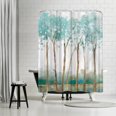 Americanflat Movement by Pi Creative Art 71" x 74" Shower Curtain